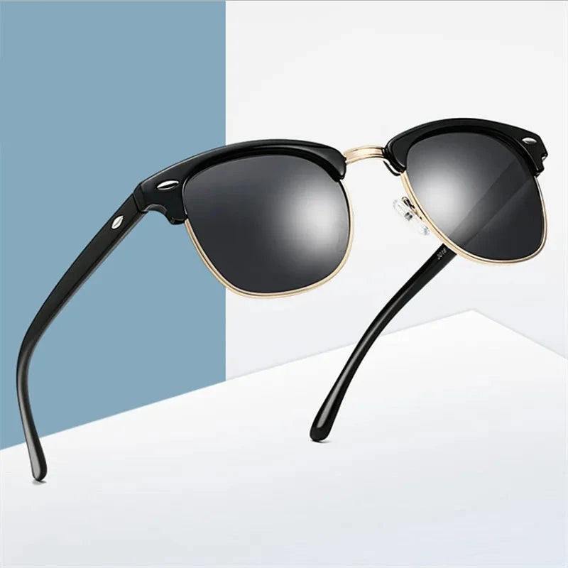 Vintage Square Polarised Sunglasses