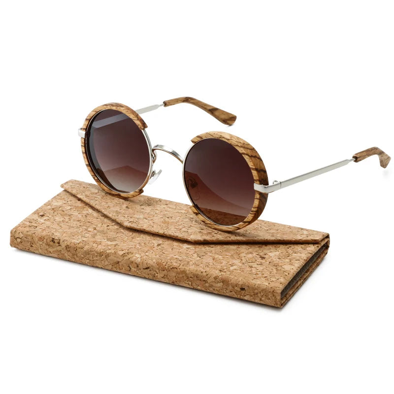 Retro Wooden Polarized Sunglasses