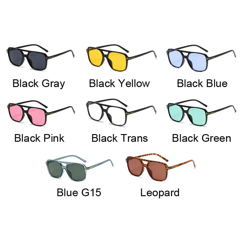 Vintage Square Sunglasses