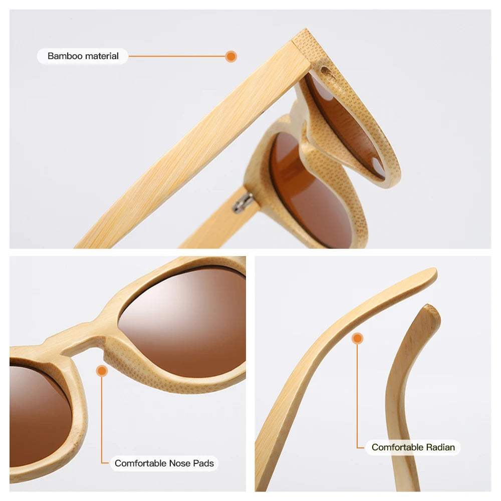 Polarized Bamboo Sunglasses