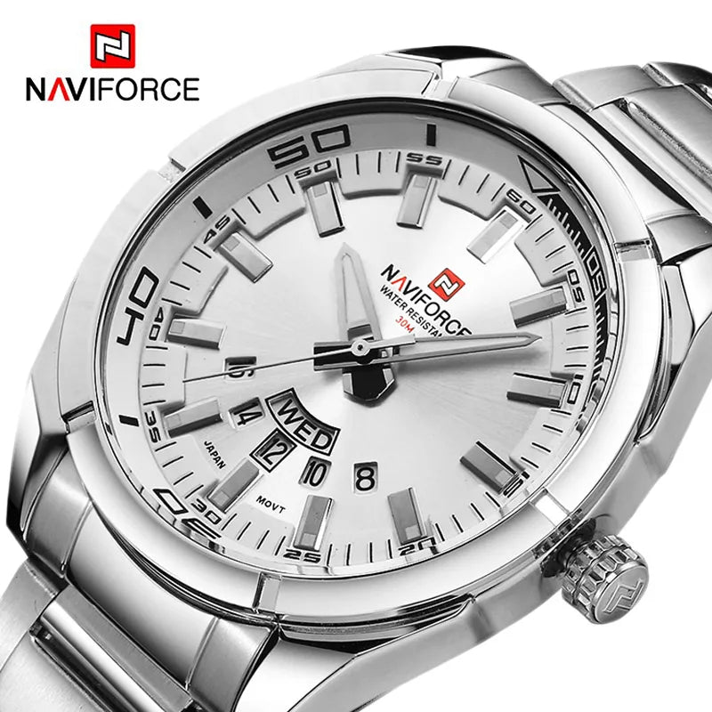 Military Sports Quartz Wristwatch With Date