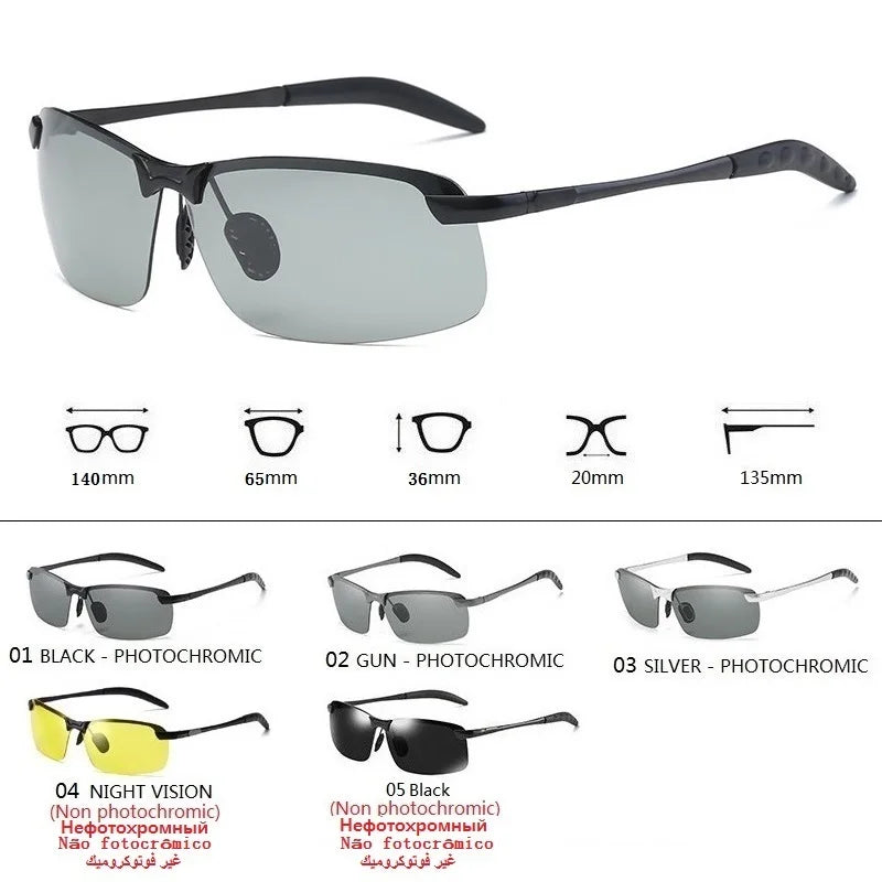 Photochromic Polarized Sunglasses