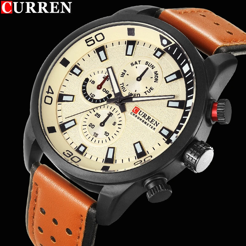 Stylish Men's Waterproof Watch