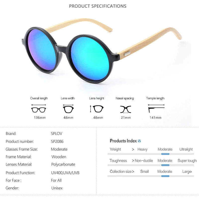 Natural Bamboo Sunglasses