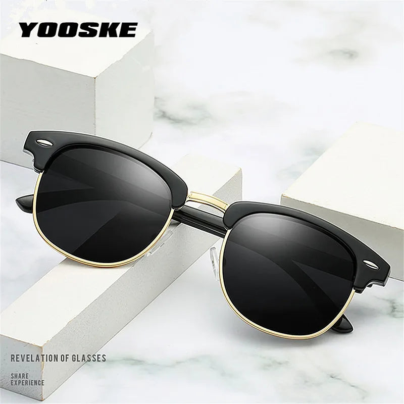 Vintage Square Polarised Sunglasses