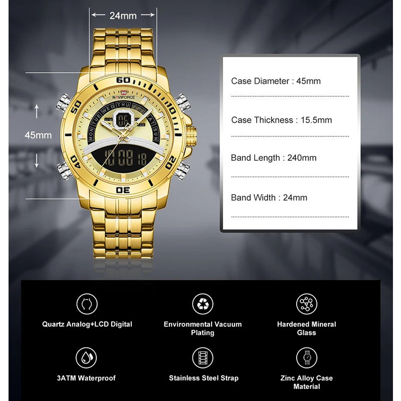 Waterproof Casual Watch