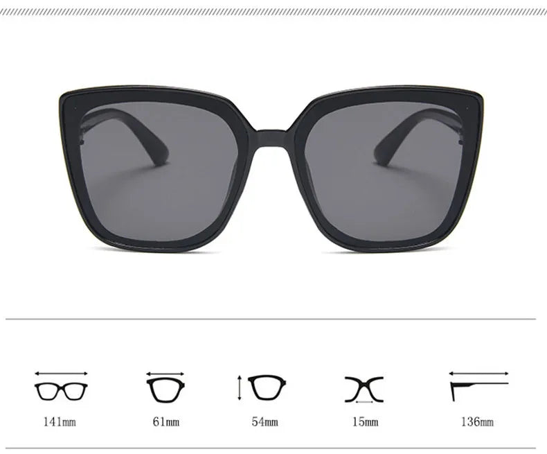 Oversized Cat Eye Sunglasses