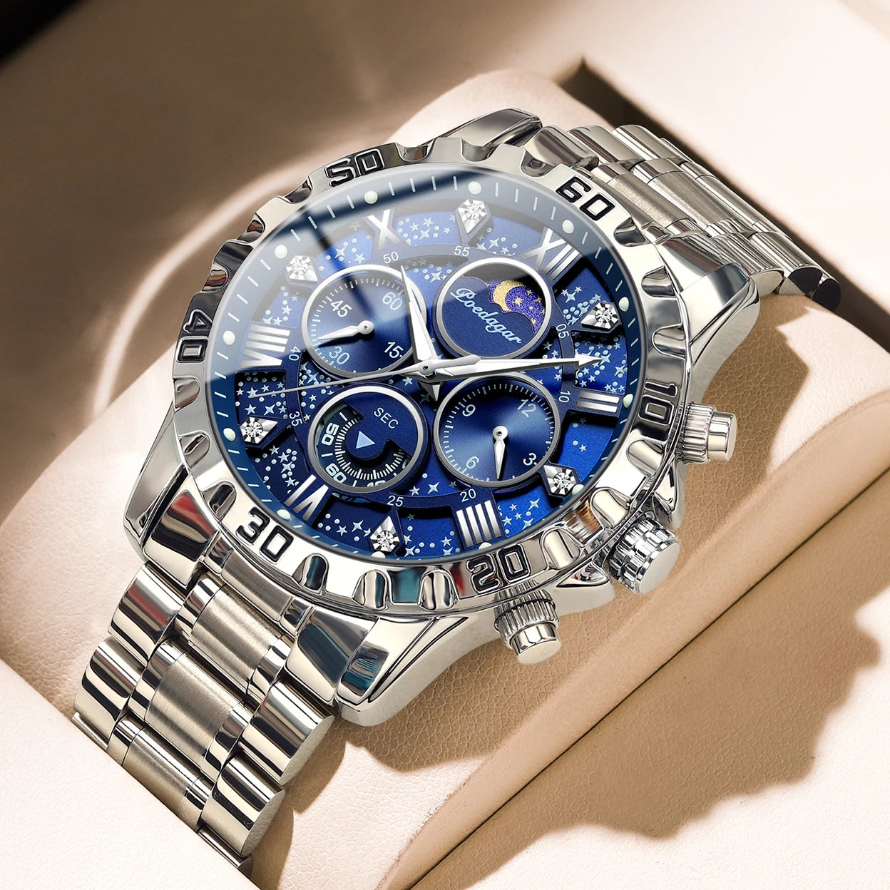 Multifunction Sport Waterproof Quartz Watch