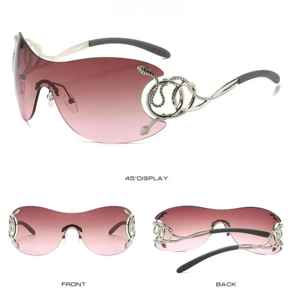 Gradient Rimless Sunglasses