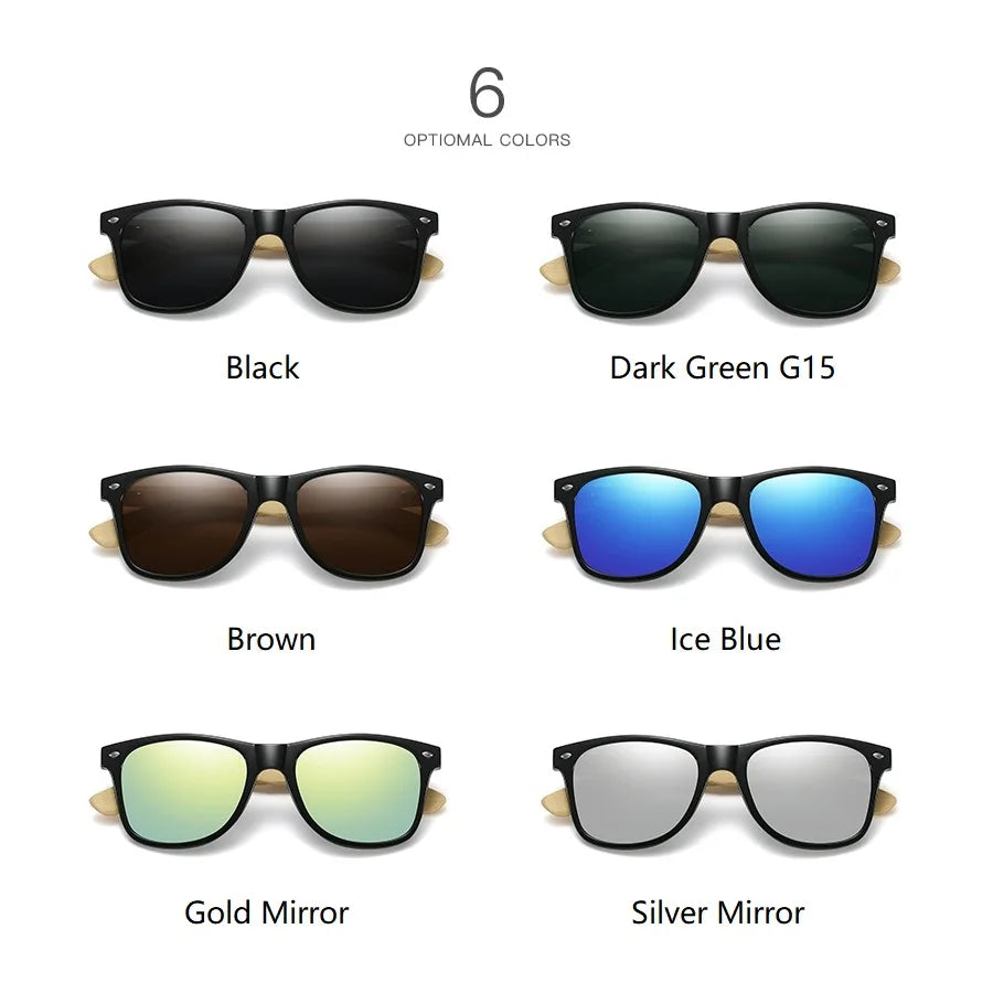 Classic Bamboo Wood Sunglasses