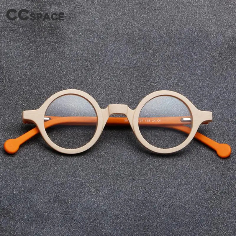 Vintage Round Acetate Optical Glasses