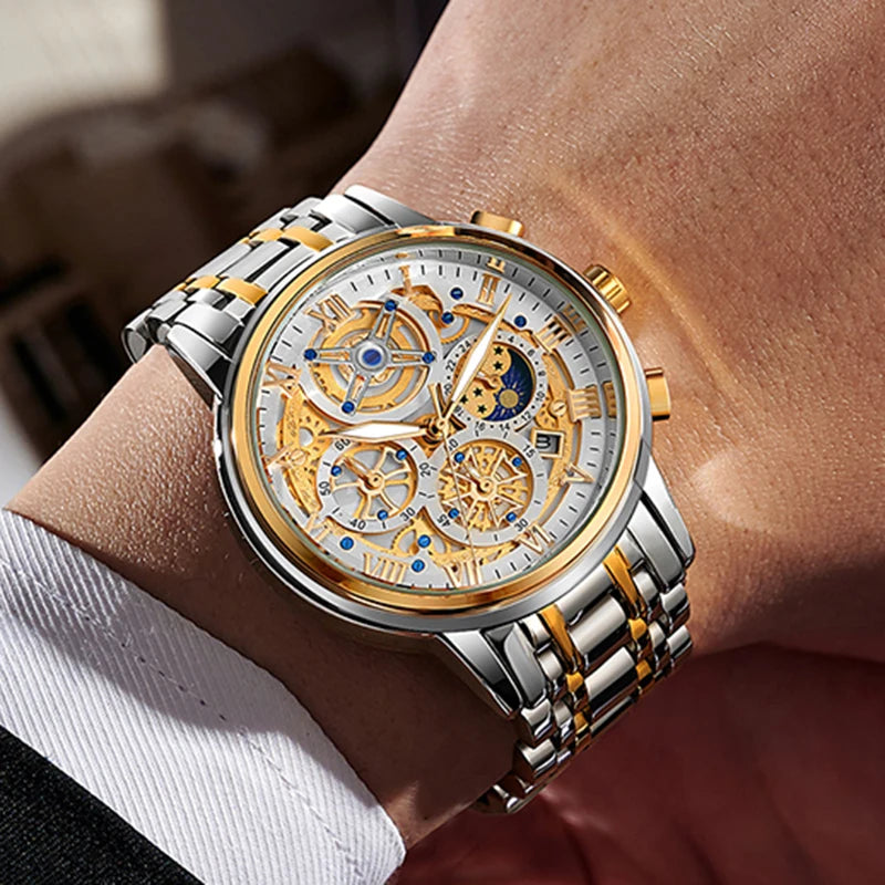 Classy Waterproof Sport Chronograph Watch