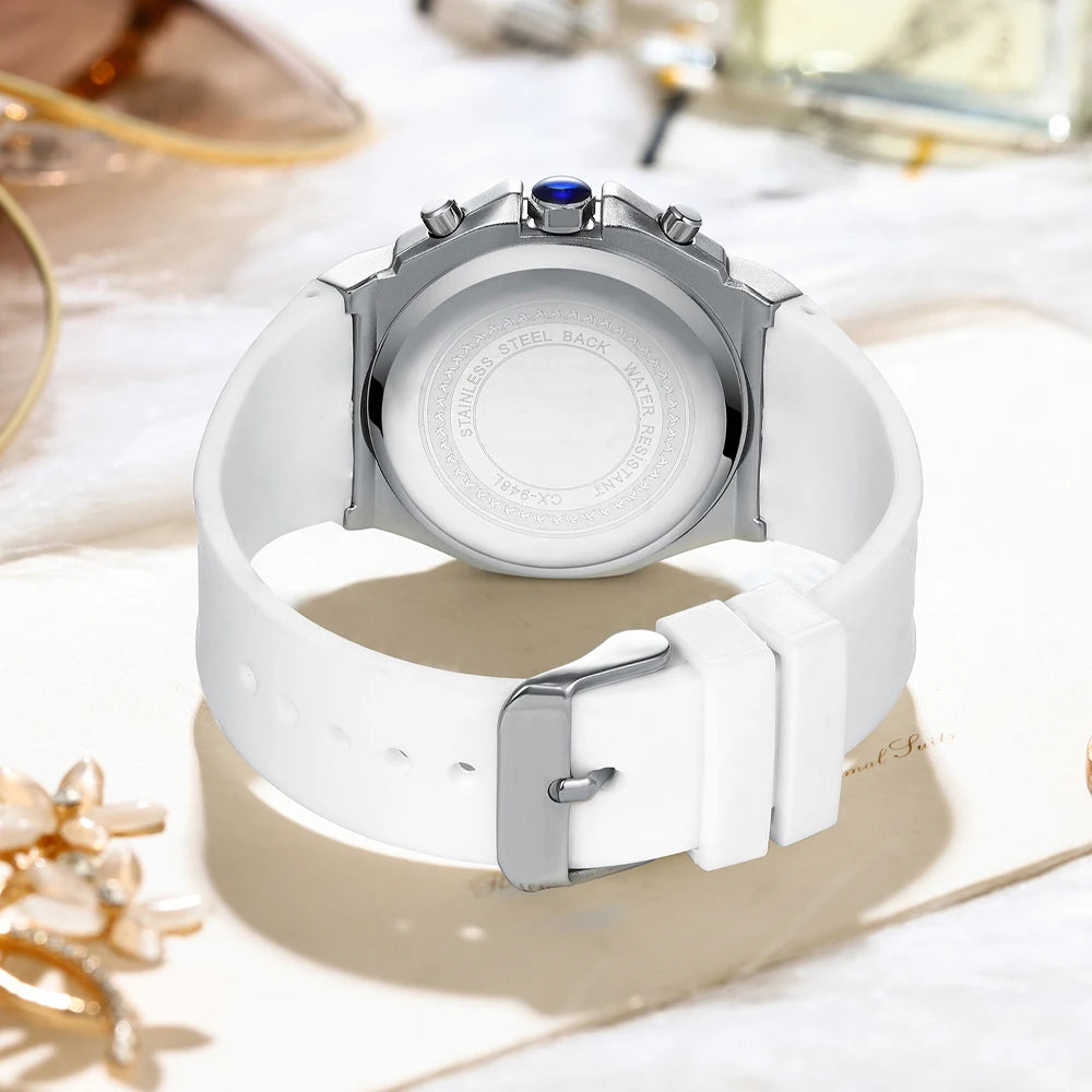 Polygonal Dial Design Women Watch