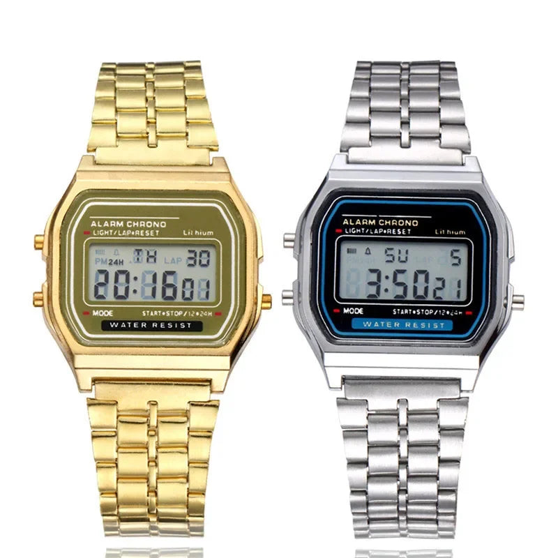 Digital LED Watch Waterproof and Multifunctional