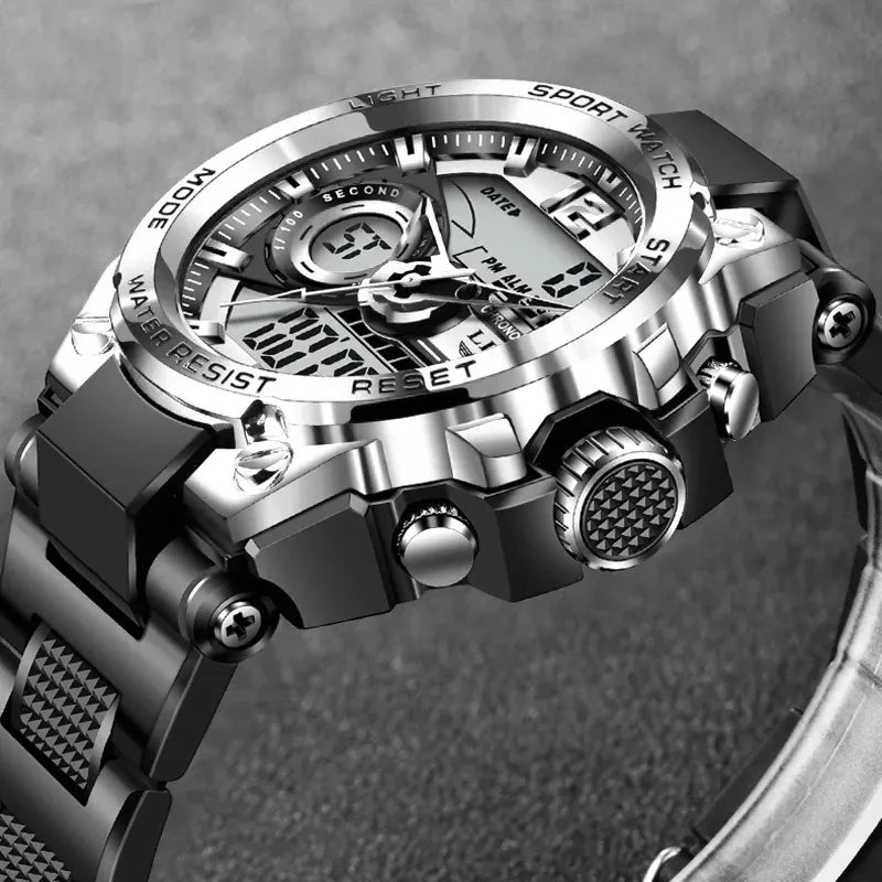 Men Military 50m Waterproof Quartz Watch