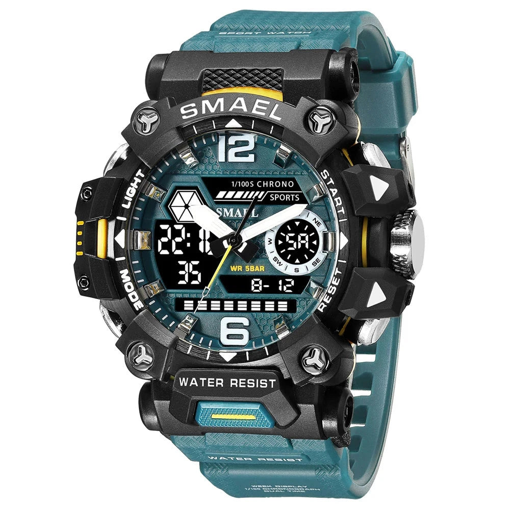 Dual Display Waterproof Sports Watch