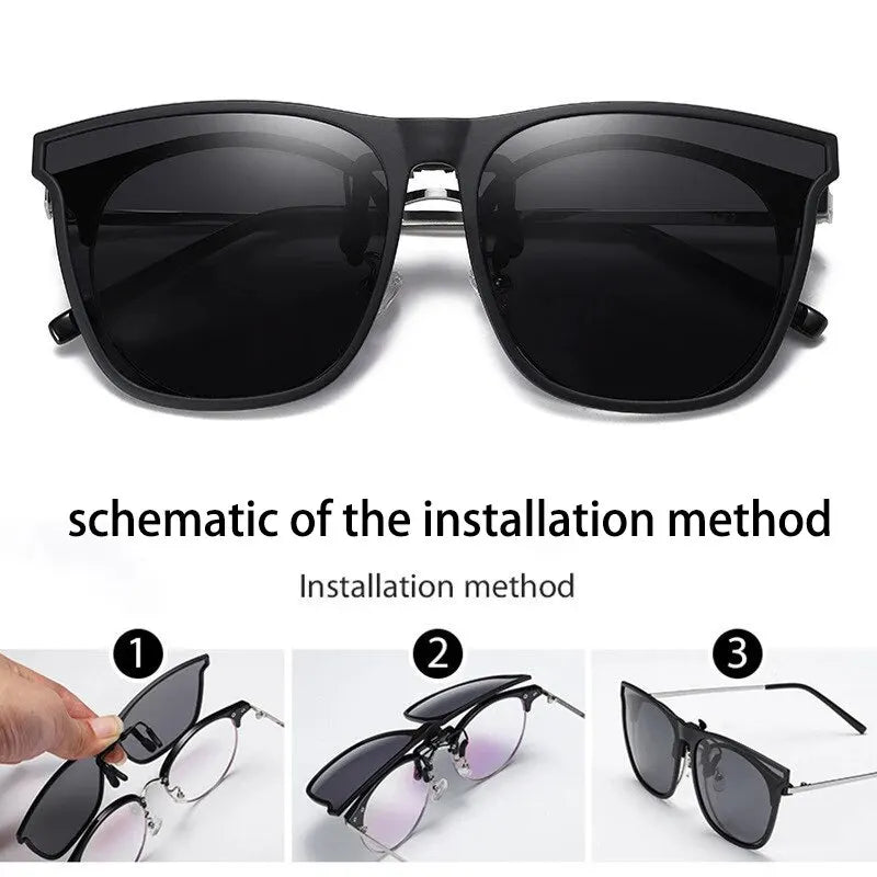 Polarized Clip On Sunglasses