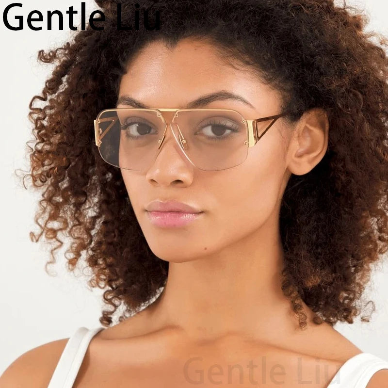 Fashion Oversized Square Sunglasses
