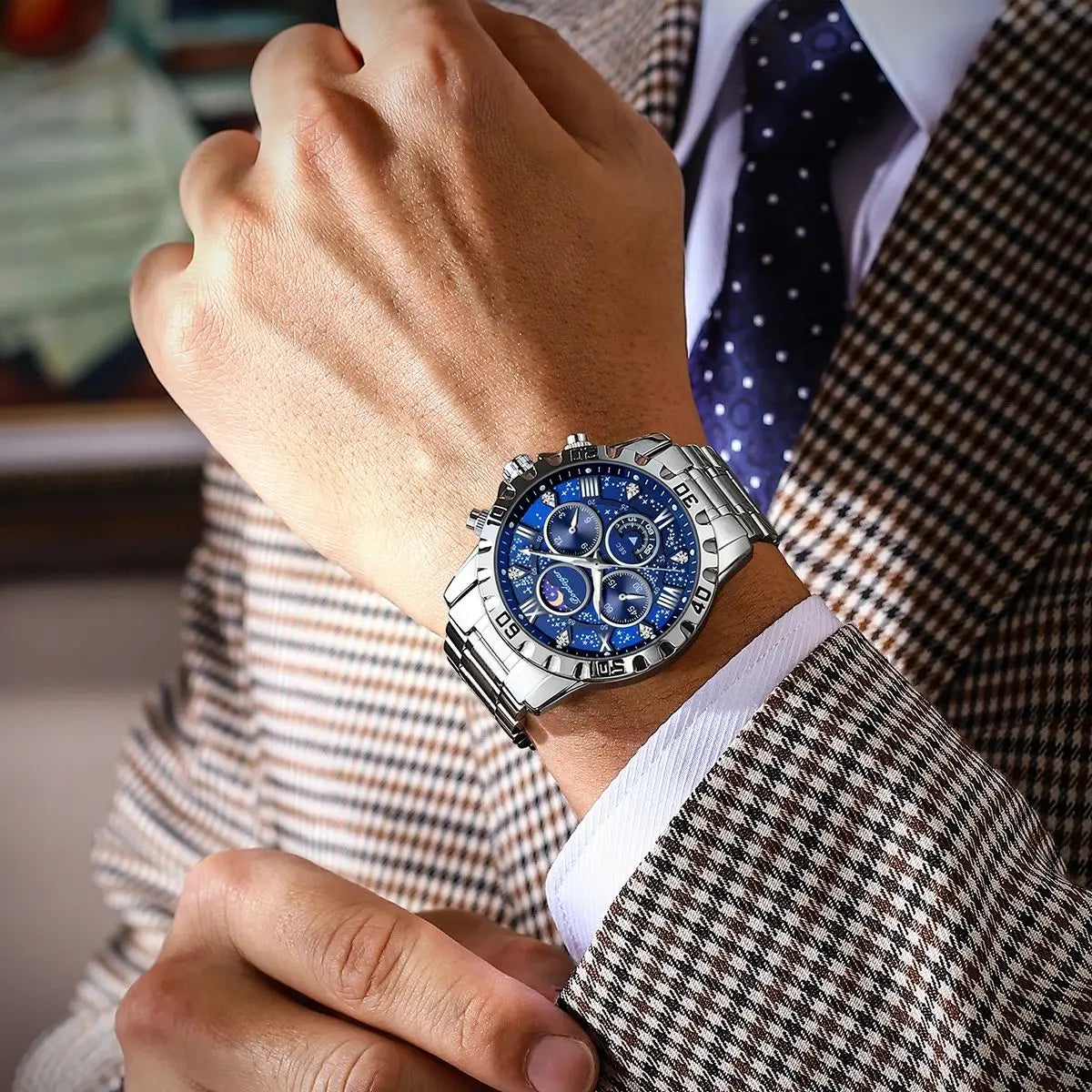 Multifunction Sport Waterproof Quartz Watch