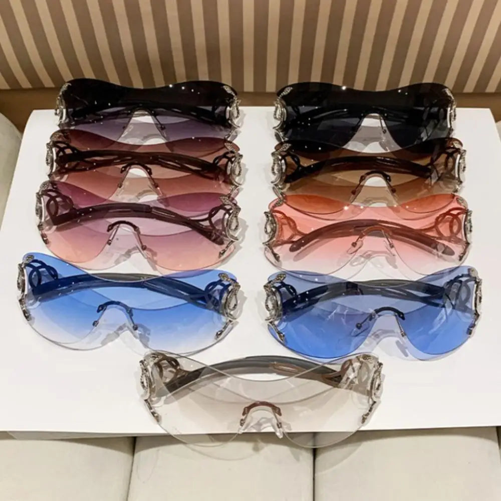 Gradient Rimless Sunglasses
