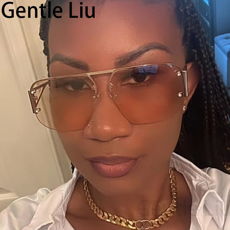 Fashion Oversized Square Sunglasses