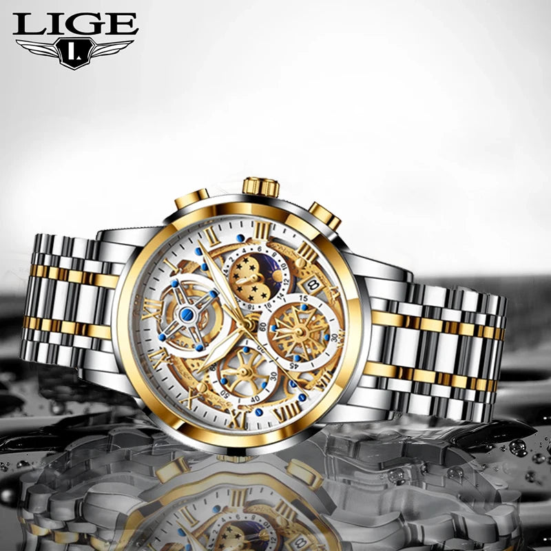 Classy Waterproof Sport Chronograph Watch