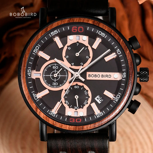 Luxury Personalised Wooden Watch