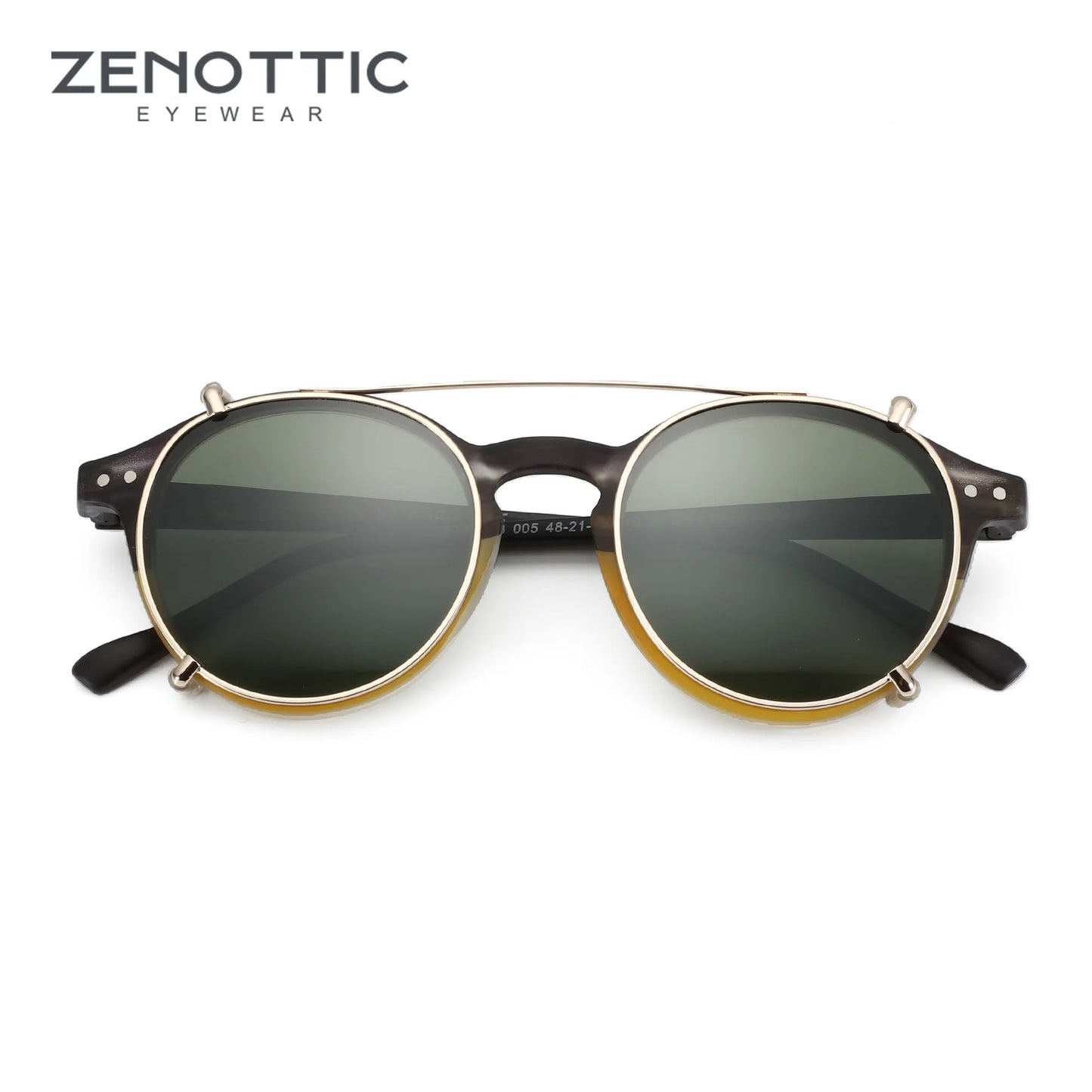 Classic Retro Rivet Polarized Sunglasses