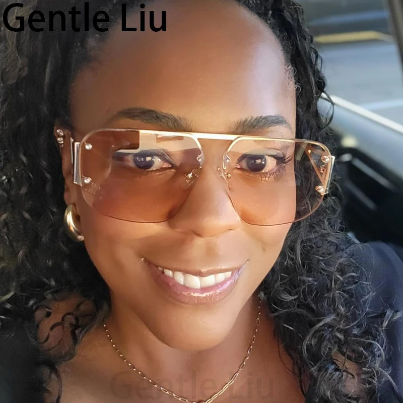 Fashion Oversized Square Sunglasses