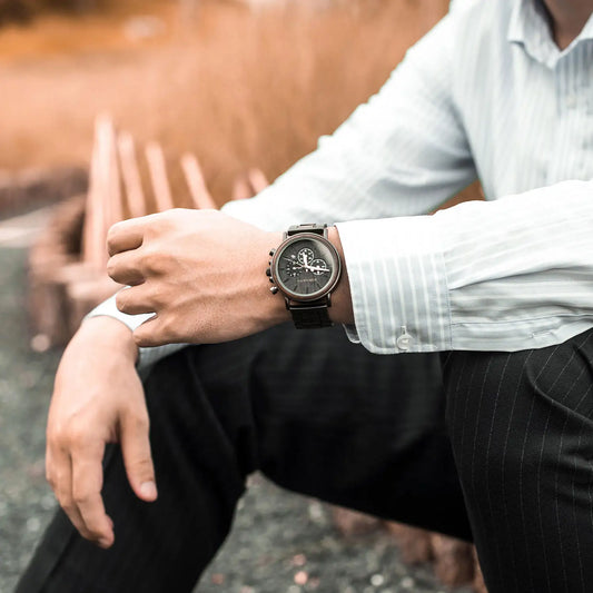 Luxury Wood Stainless Steel Wooden Watch